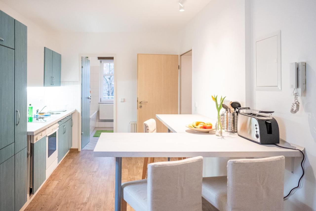 Helle Ferienwohnung Im Hinterhof 德累斯顿 外观 照片
